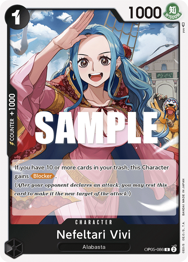Nefeltari Vivi (Awakening of the New Era)(OP05-086) – The Final Boss  Collectables