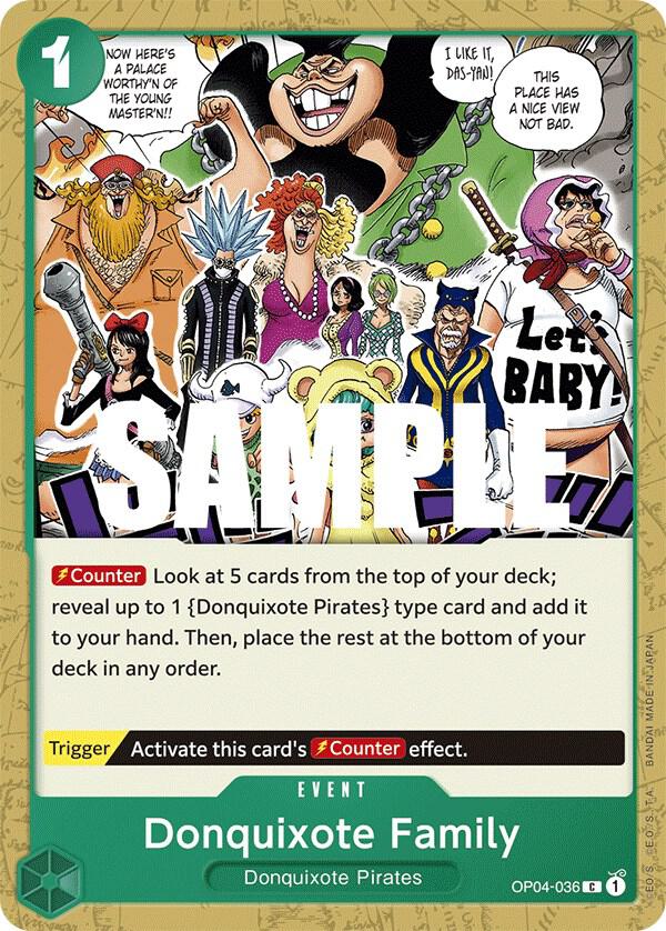 Donquixote Family OP04-036 (Kingdoms of Intrigue) 