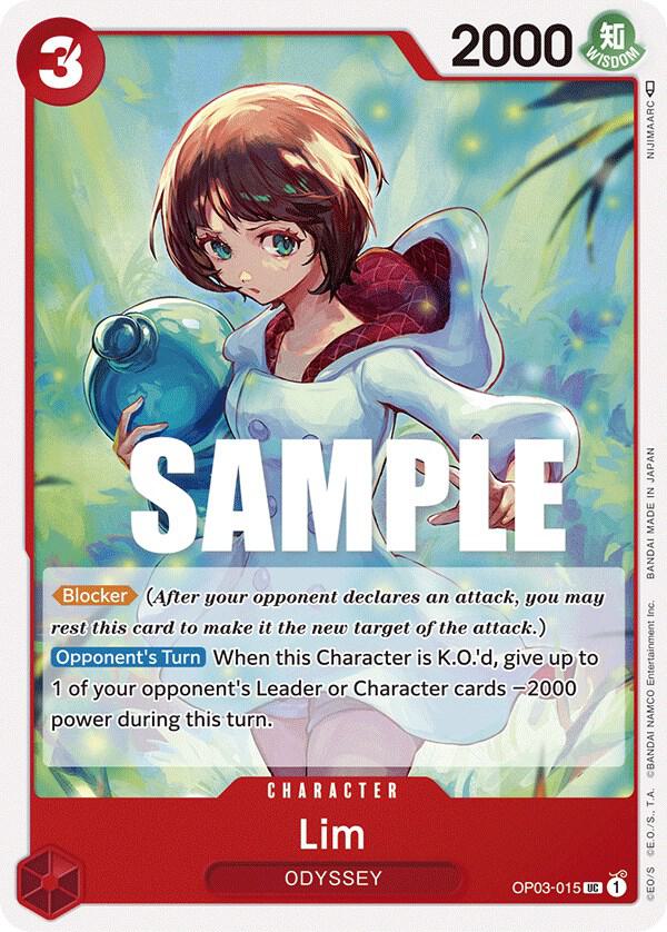 Lim OP03-015 (Pillars of Strength) 