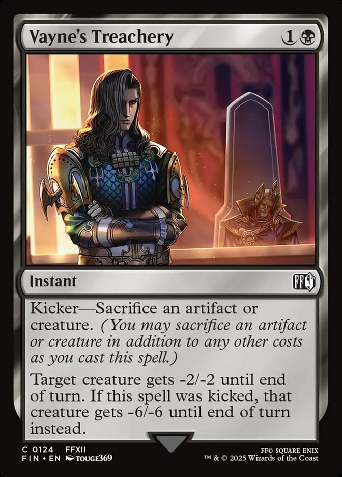 Vayne's Treachery 124/309 (FINAL FANTASY) 
