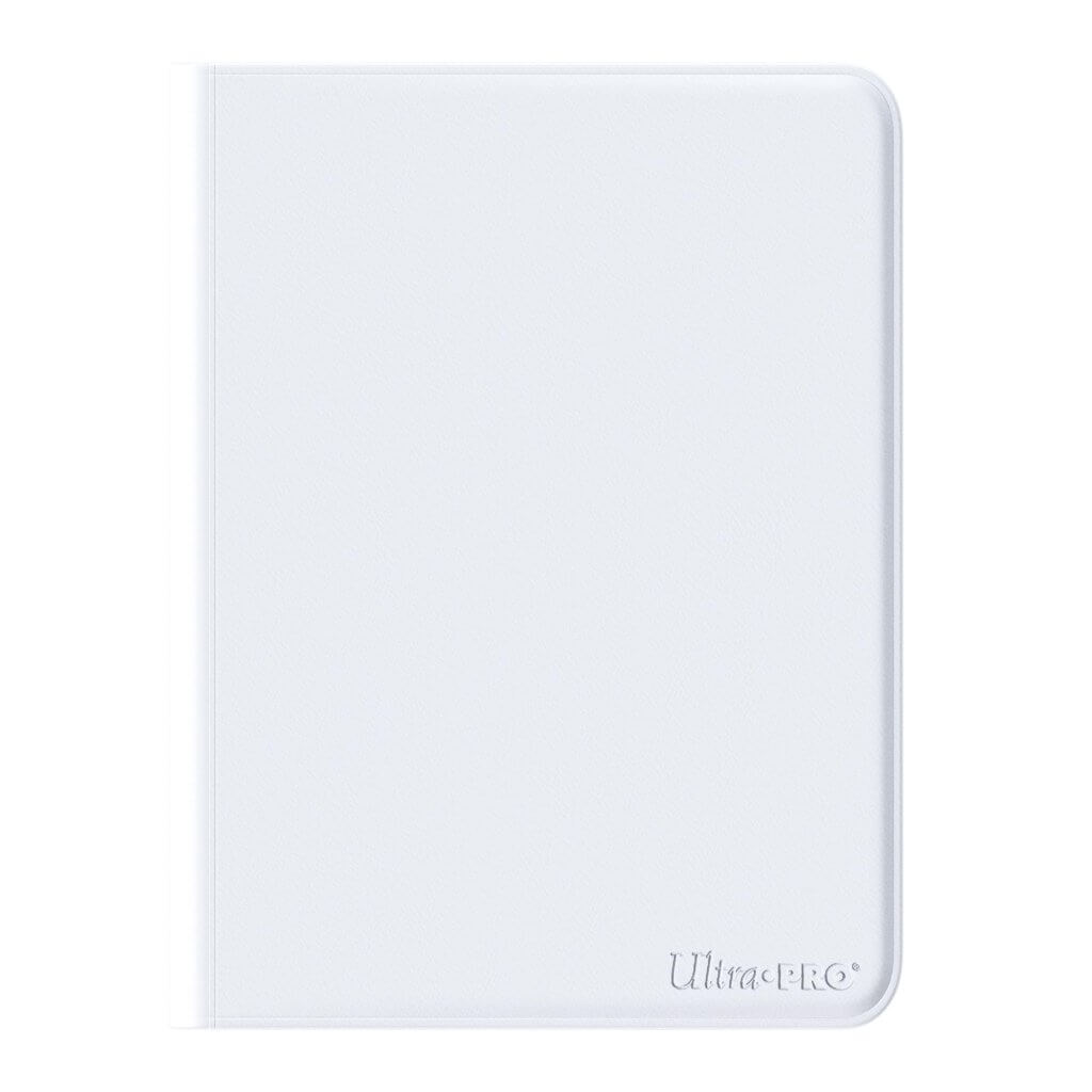 Ultra Pro Binder - Vivid Zippered White (12 pockets)