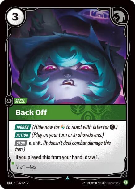 Back Off 042/219 (Unleashed) 