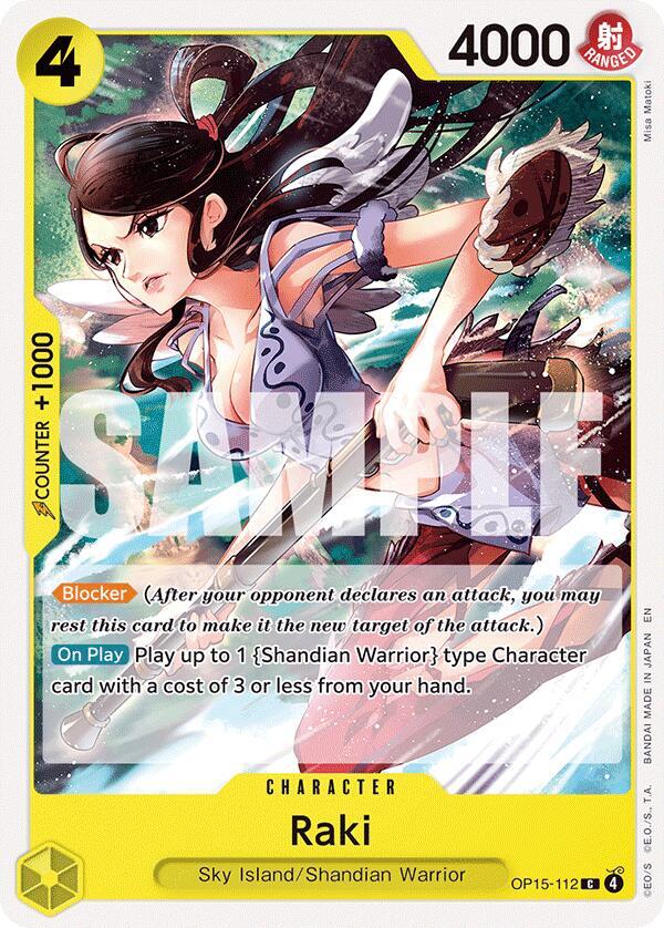 Raki OP15-112 (Adventure on Kami's Island) 