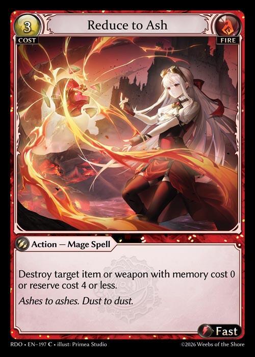 Reduce to Ash 197 (Radiant Origins) 