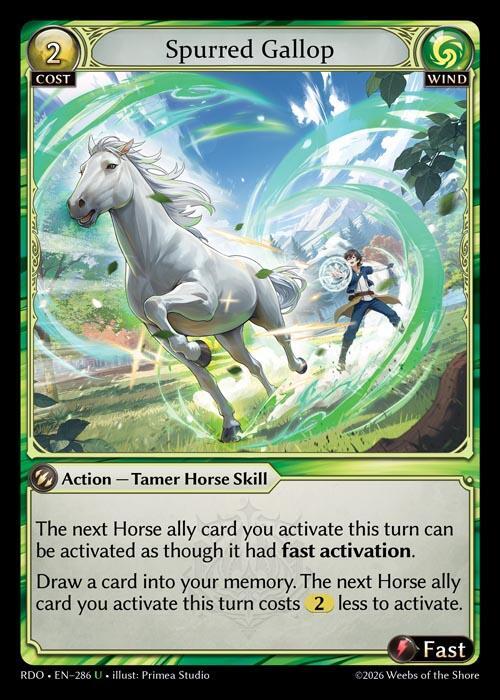 Spurred Gallop 286 (Radiant Origins) 