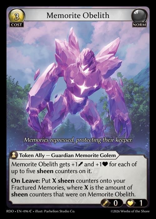 Memorite Obelith 096 (Radiant Origins) 