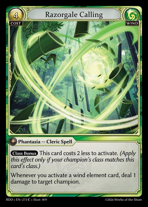 Razorgale Calling 273 (Radiant Origins) 