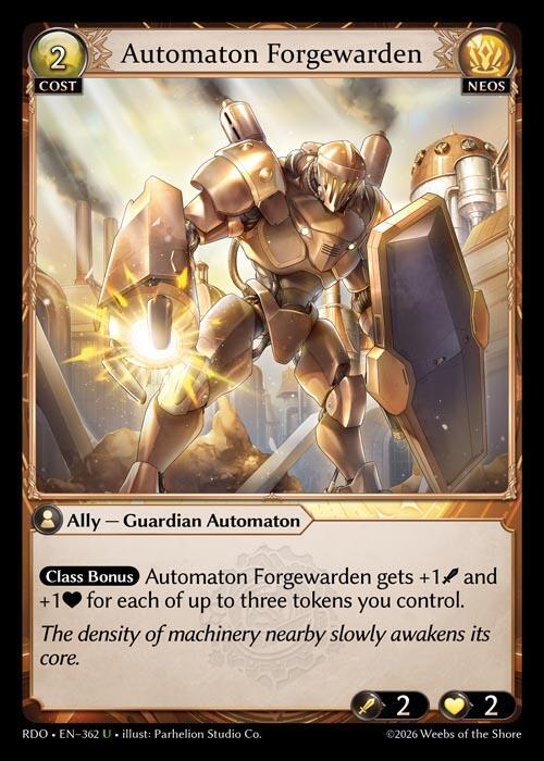 Automaton Forgewarden 362 (Radiant Origins) 