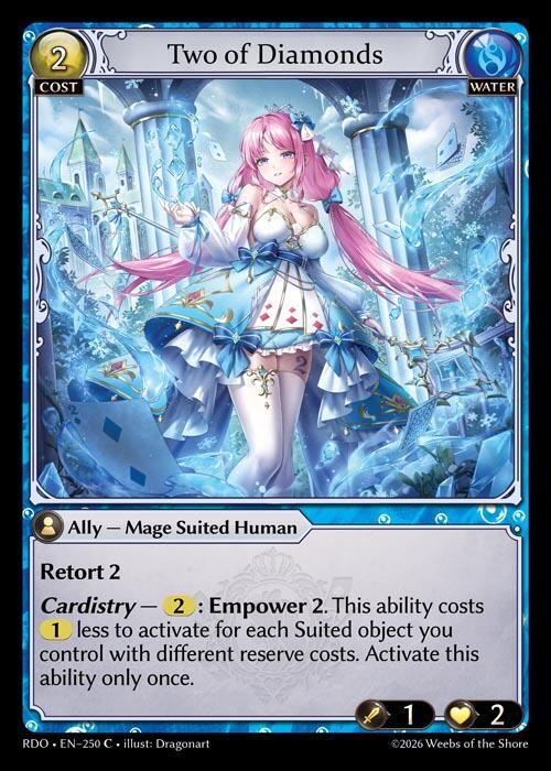 Two of Diamonds 250 (Radiant Origins) 