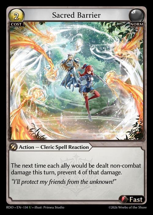 Sacred Barrier 134 (Radiant Origins) 