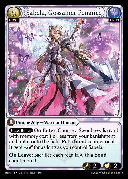 Sabela, Gossamer Penance 331 (Radiant Origins) 
