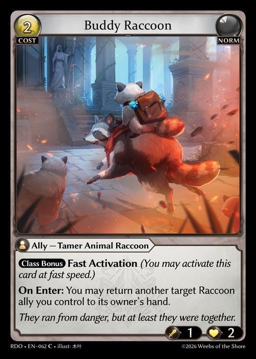 Buddy Raccoon 062 (Radiant Origins) 