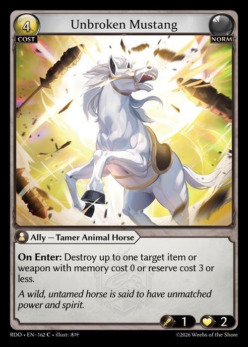 Unbroken Mustang 162 (Radiant Origins) 