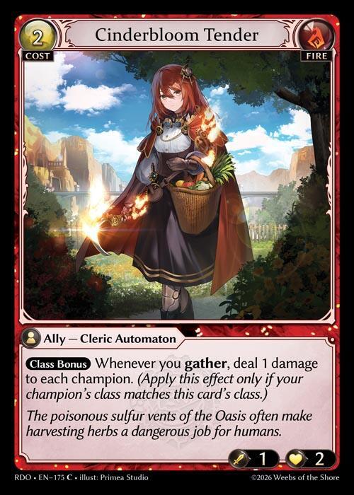 Cinderbloom Tender 175 (Radiant Origins) 