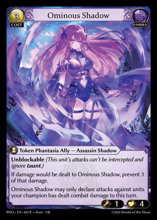 Ominous Shadow 403 (Radiant Origins) 