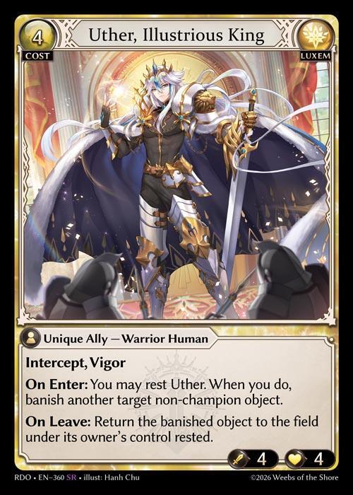 Uther, Illustrious King 360 (Radiant Origins) 