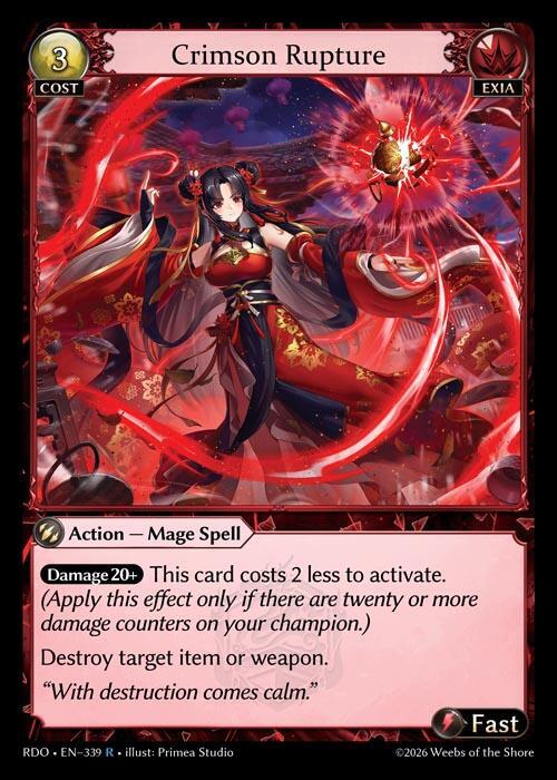 Crimson Rupture 339 (Radiant Origins) 