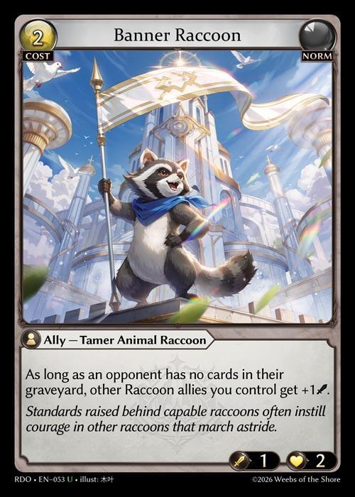 Banner Raccoon 053 (Radiant Origins) 