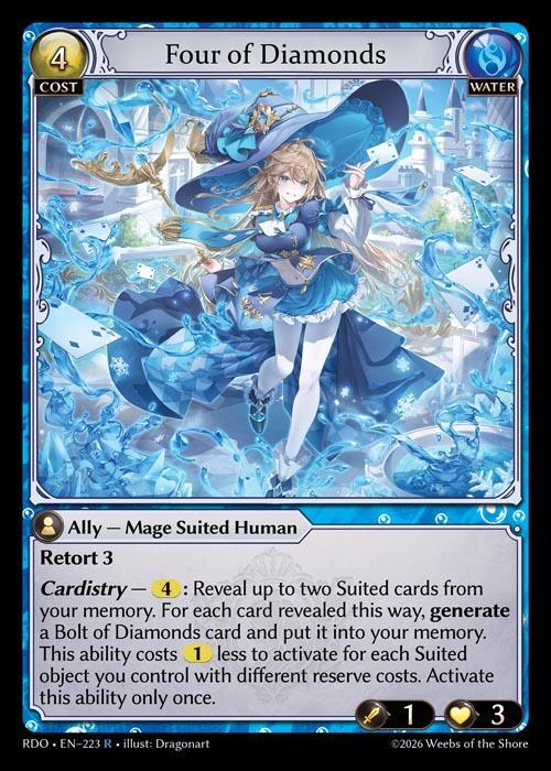 Four of Diamonds 223 (Radiant Origins) 