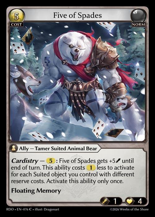 Five of Spades 076 (Radiant Origins) 