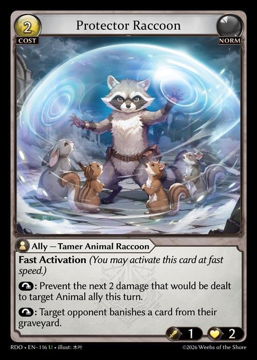 Protector Raccoon 116 (Radiant Origins) 
