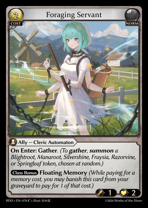 Foraging Servant 078 (Radiant Origins) 