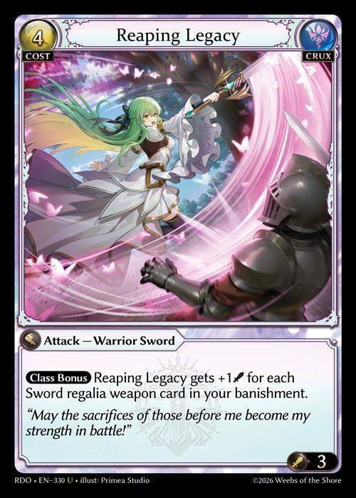 Reaping Legacy 330 (Radiant Origins) 