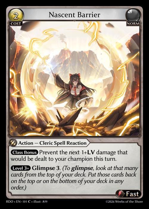 Nascent Barrier 101 (Radiant Origins) 