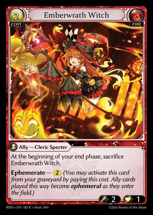 Emberwrath Witch 182 (Radiant Origins) 