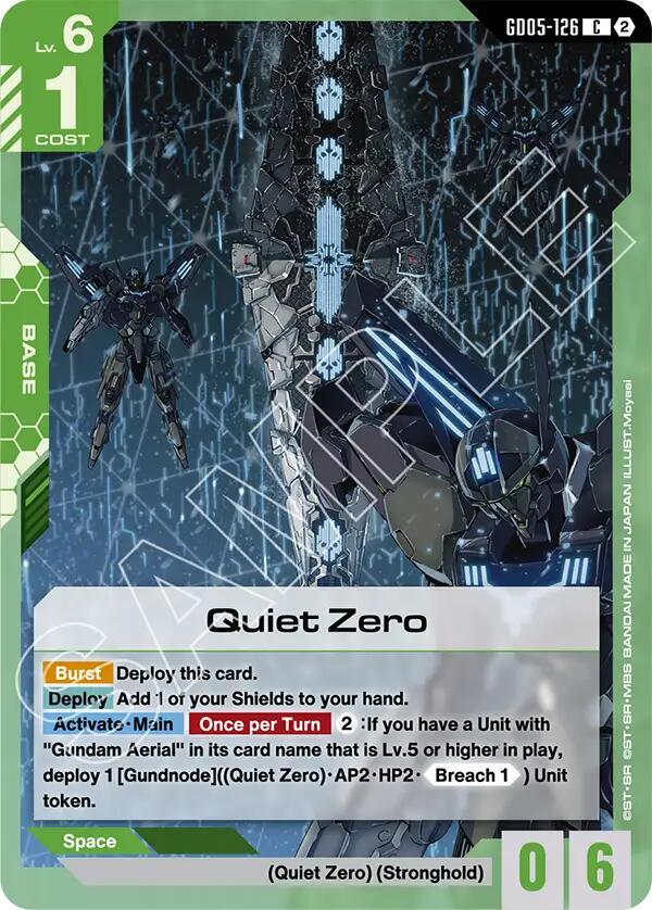 Quiet Zero GD05-126 (Freedom Ascension) 