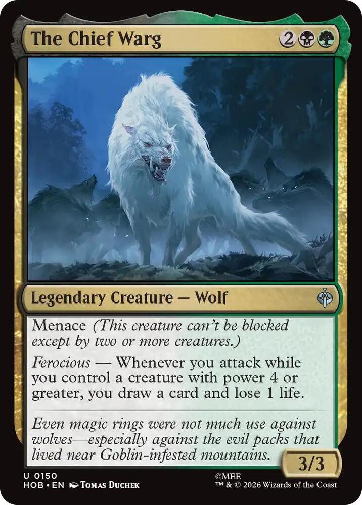 The Chief Warg 150 (The Hobbit) 
