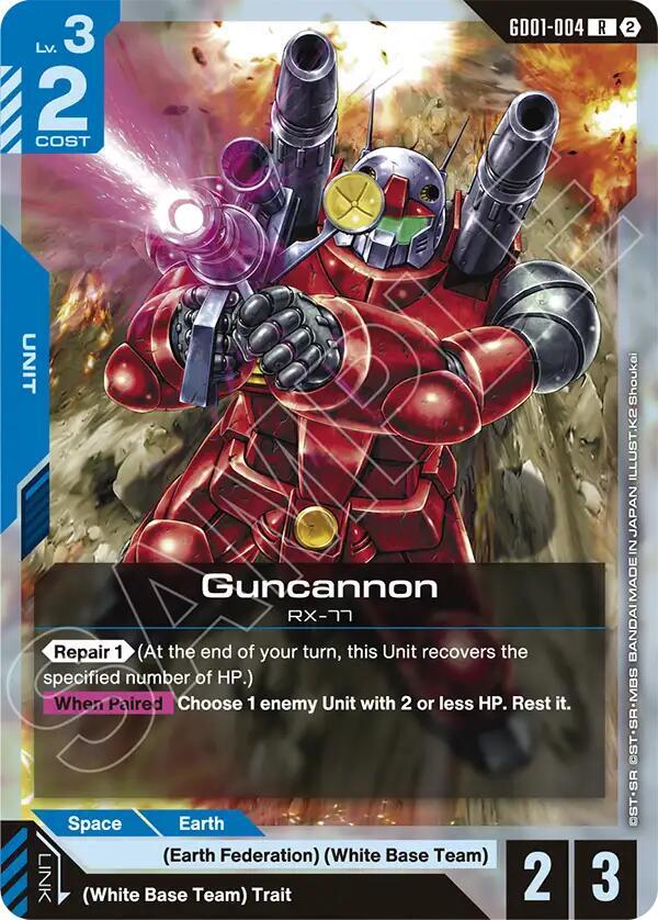 Guncannon GD01-004 (Deck Build Box Freedom Ascension) 