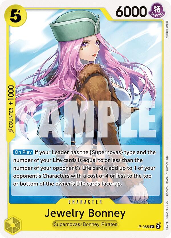 Jewelry Bonney P-085 (Starter Deck 36: YELLOW Eustass"Captain"Kid) 
