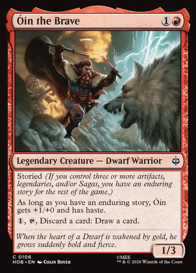 Óin the Brave 106 (The Hobbit) 