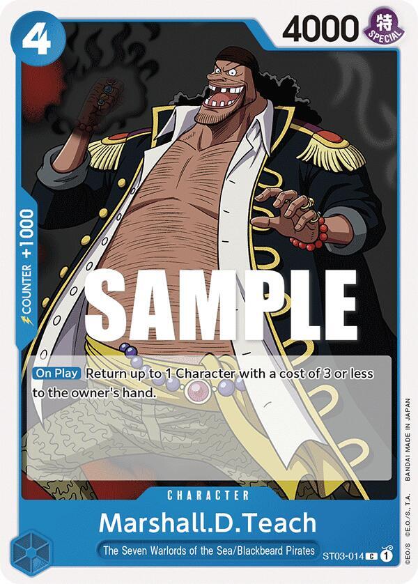 Marshall.D.Teach ST03-014 (Starter Deck 3: The Seven Warlords of The Sea) 