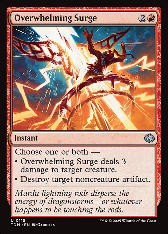 Overwhelming Surge 115/291 (Tarkir: Dragonstorm) 