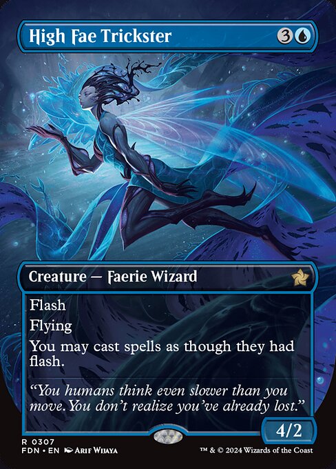 High Fae Trickster - Foil Borderless (Foundations)(FDN-R-0307)