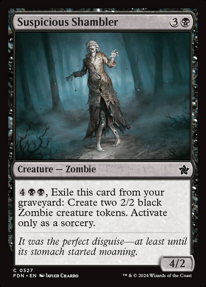 Suspicious Shambler 527/291 (Foundations) 