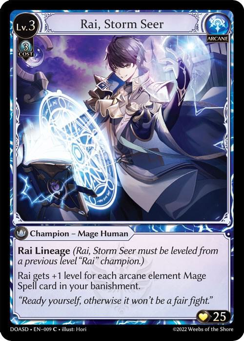 Rai, Storm Seer 009 (Dawn of Ashes Starter Decks) 