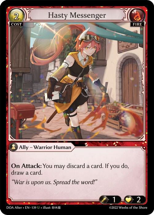 Hasty Messenger 139 (Dawn of Ashes Alter Edition) 