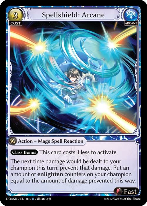 Spellshield Arcane 095 (Dawn of Ashes Starter Decks) 