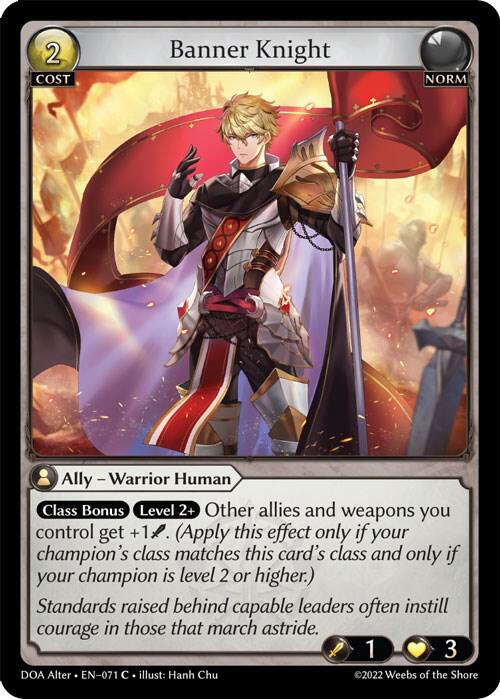 Banner Knight 071 (Dawn of Ashes Alter Edition) 