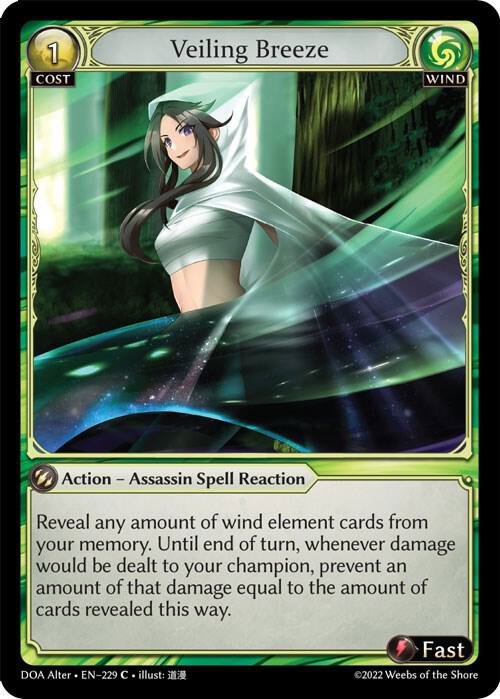 Veiling Breeze 229 (Dawn of Ashes Alter Edition) 