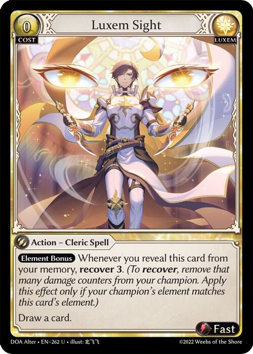 Luxem Sight 262 (Dawn of Ashes Alter Edition) 