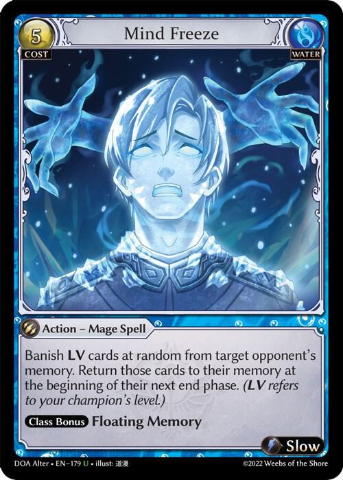 Mind Freeze 179 (Dawn of Ashes Alter Edition) 