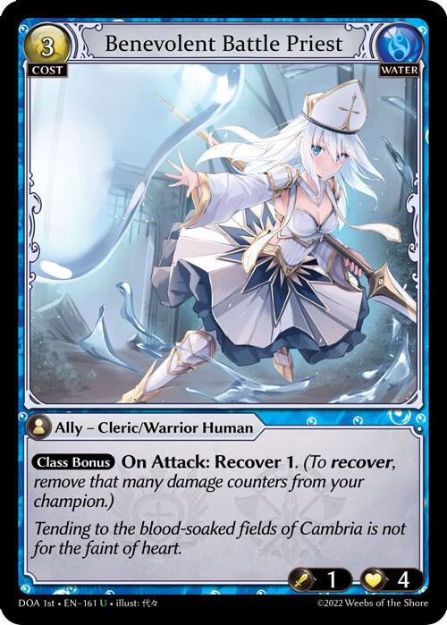 Benevolent Battle Priest 161 (Dawn of Ashes 1st Edition) 