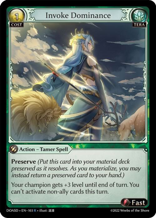 Invoke Dominance 103 (Dawn of Ashes Starter Decks) 