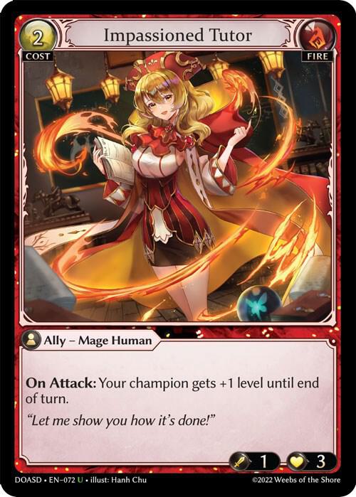 Impassioned Tutor 072 (Dawn of Ashes Starter Decks) 