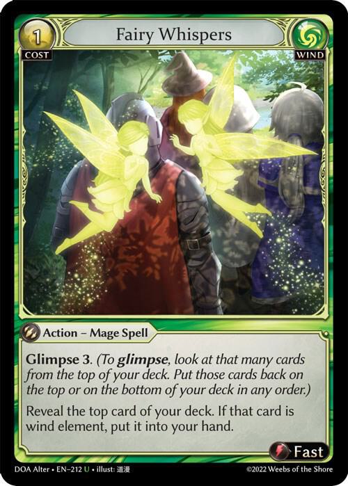 Fairy Whispers 212 (Dawn of Ashes Alter Edition) 