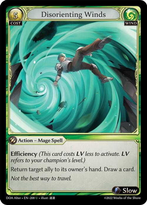 Disorienting Winds 208 (Dawn of Ashes Alter Edition) 